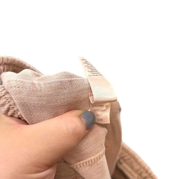 Athleta Farallon Jogger Pants in Mocha Latte Pink Beige Sweatpants Size 2 - Picture 11 of 11